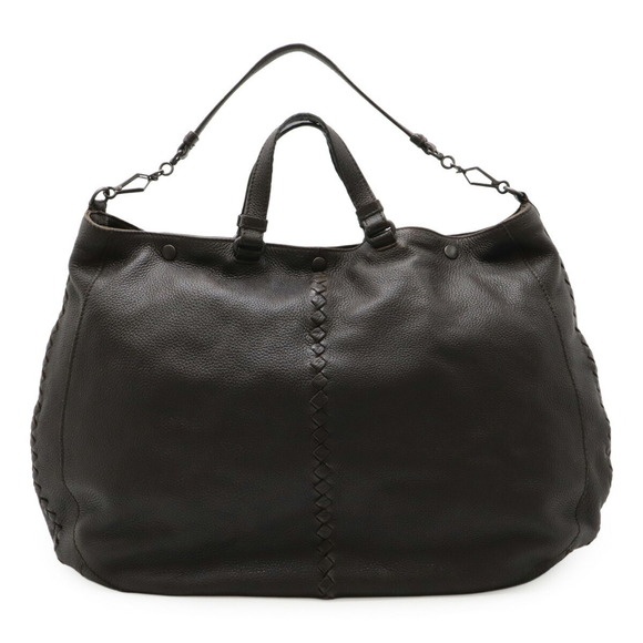 Bottega Veneta Handbags - BOTTEGA VENETA Intrecciato handbag tote bag brown leather
